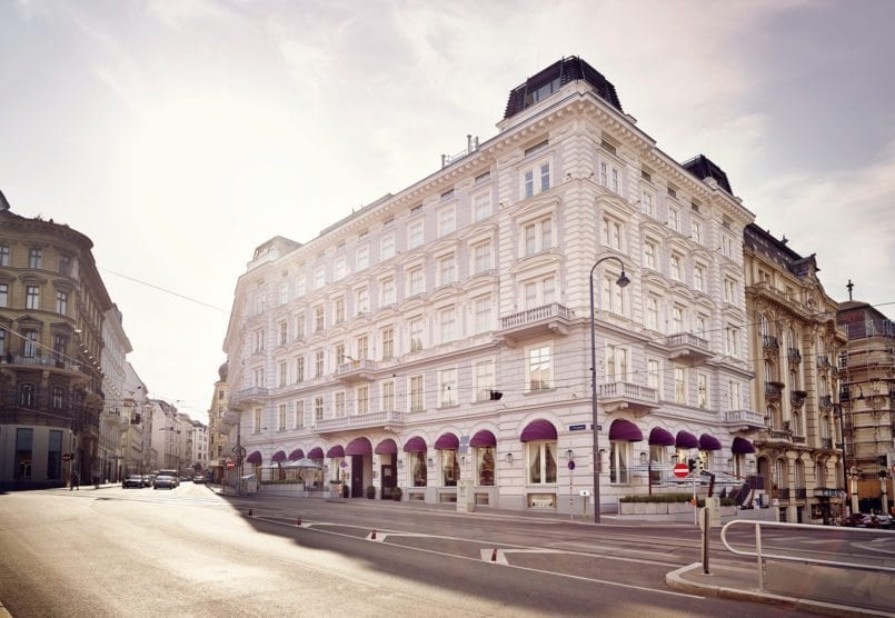 Boutique Hotel Vienna -Impressionen Sans Souci Wien: Aussenansicht / (c) Gregor Titze